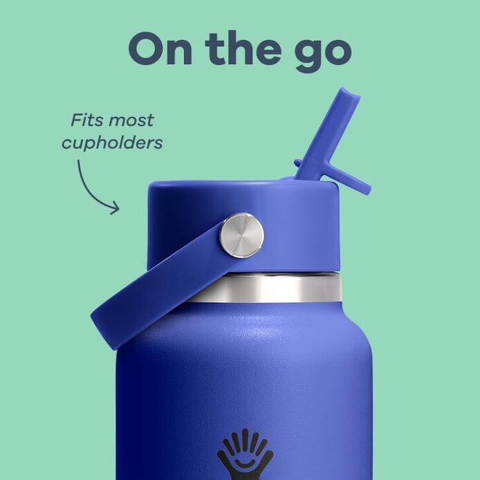 32 oz Travel Bottle with Flex Straw Cap - Image 4