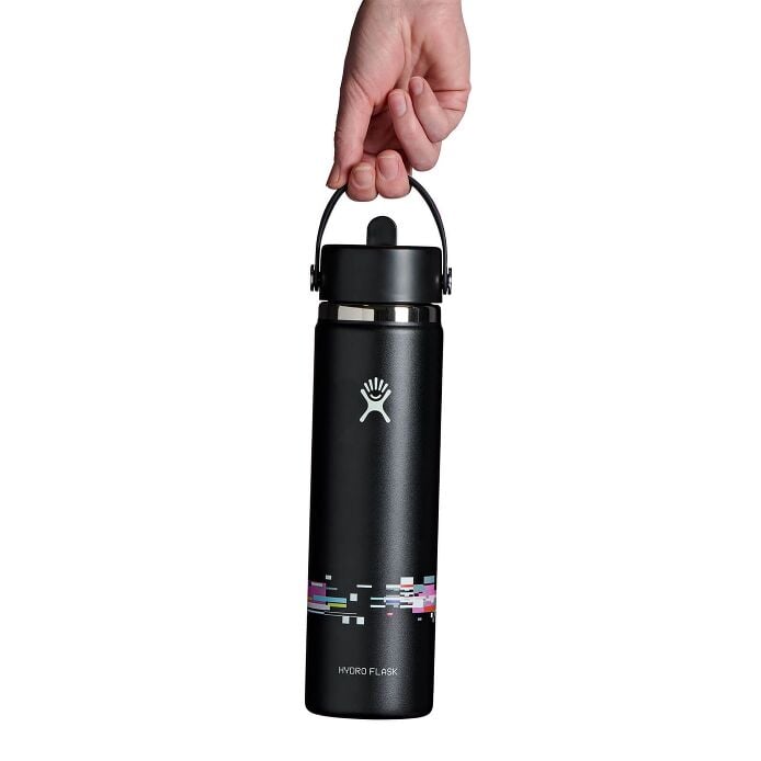 Glitch Collection - 24 oz Bottle with Flex Straw Cap - Image 3