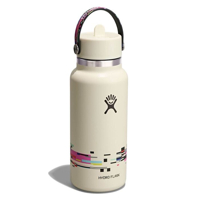 Glitch Collection - 32 oz Bottle with Flex Straw Cap - Image 2