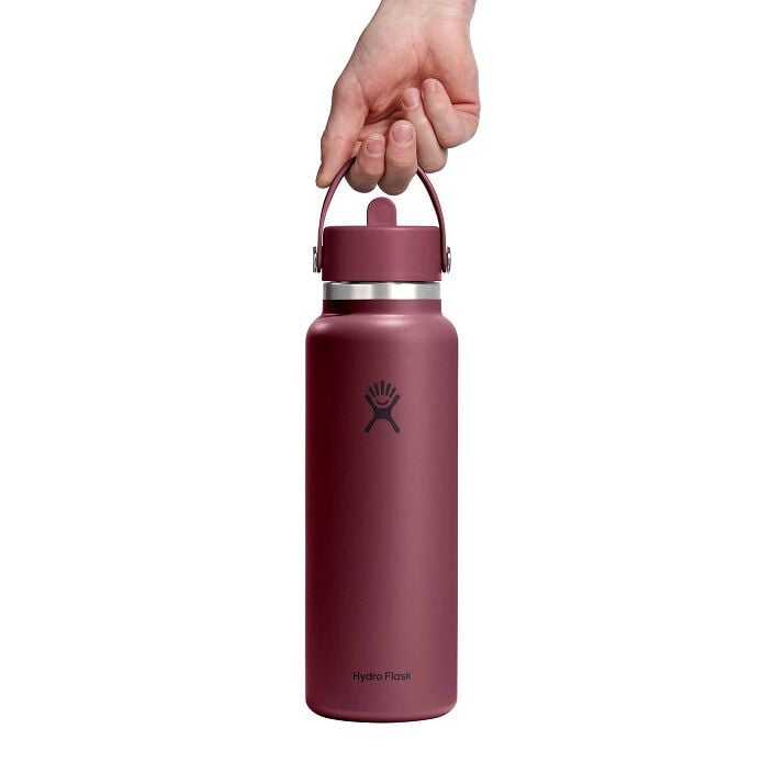 40 oz Wide Mouth with Flex Straw Cap - Image 3